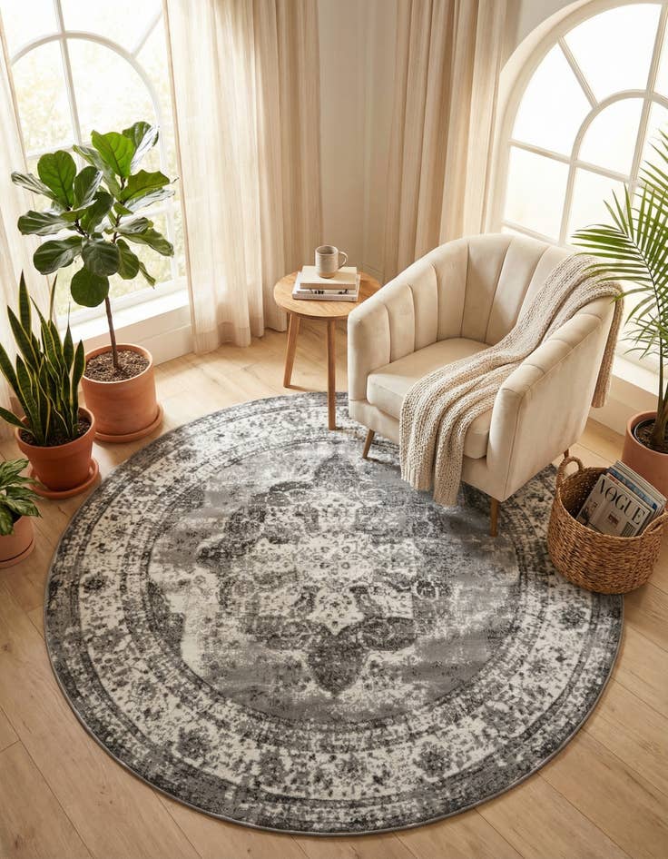 Detail image of 7' x 7' Monte Carlo Round Rug