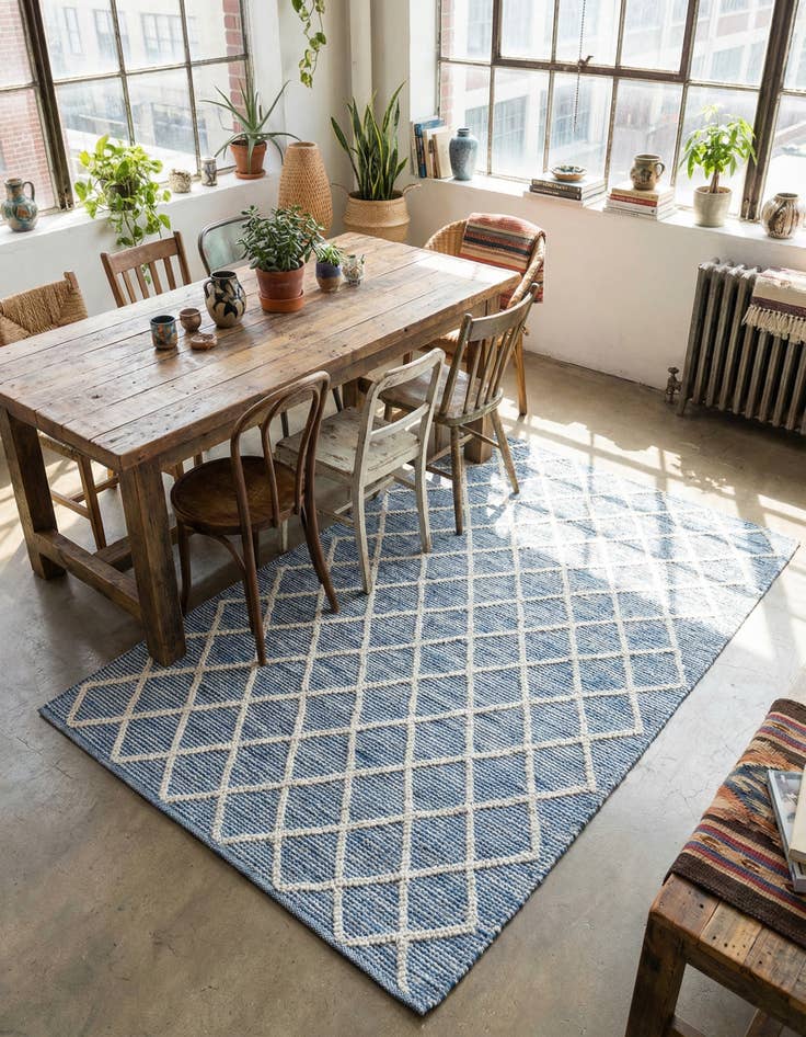 Detail image of 6' 1 x 9' Hand Knotted Jill Zarin Dorset Rug