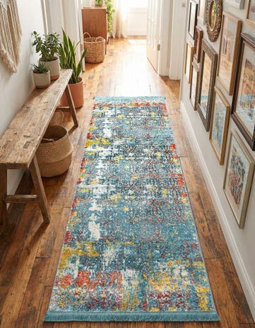 Blue Santiago Runner Rug