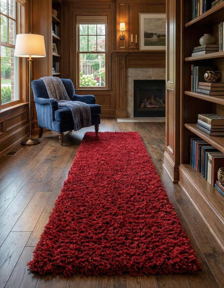 Detail image of 2' x 6' 5 Infinity Shag Runner Rug