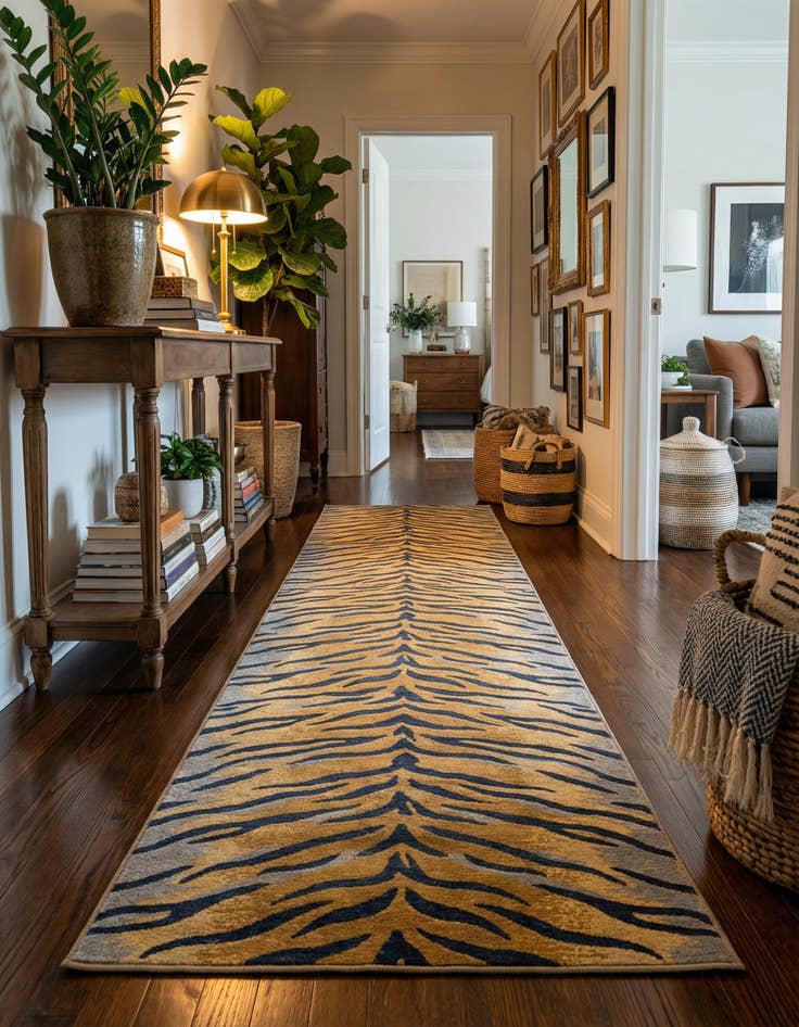 Detail image of 2' 7 x 12' Kamala Washable Runner Rug