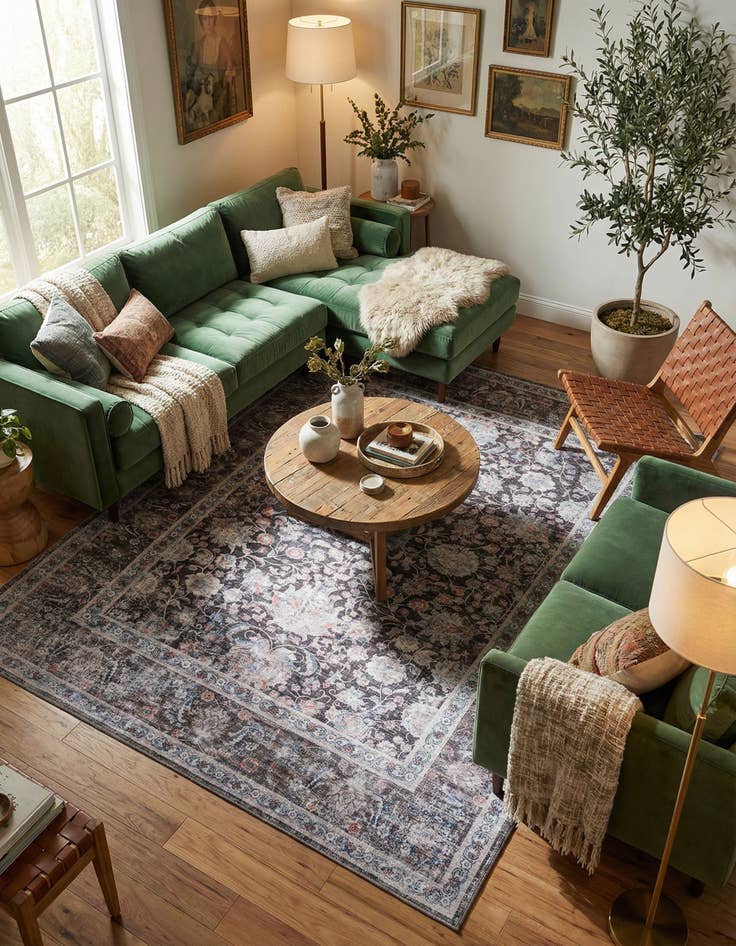 Detail image of 7' 10 x 10' Yara Rug