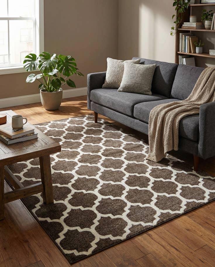 Detail image of 6' x 9' Lattice Rug