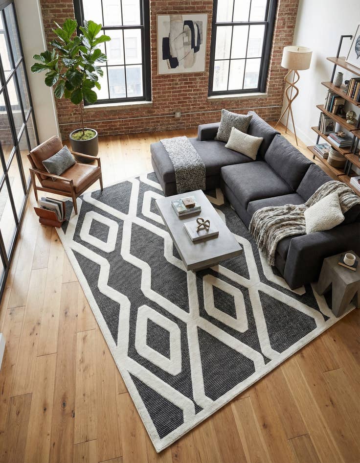 Detail image of 9' x 12' Prismatic Rug