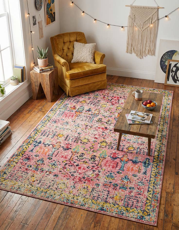 Detail image of 6' x 9'  Washable Alta Rug