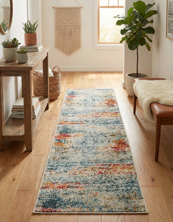 Detail image of 2' 2 x 7' Santiago Runner Rug