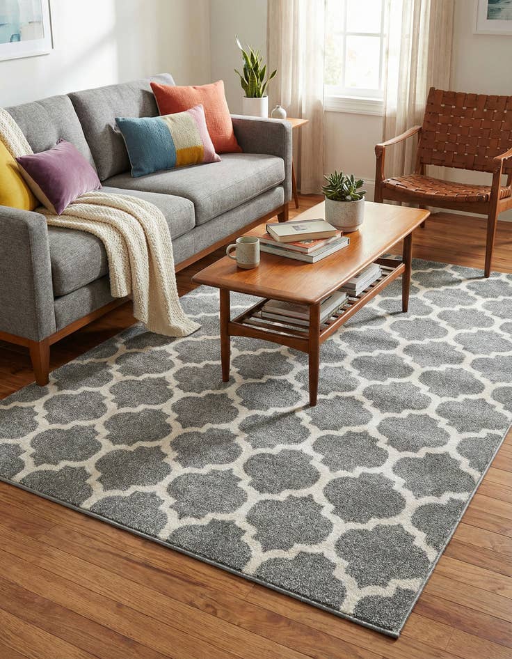 Detail image of 4' x 6' Lattice Rug