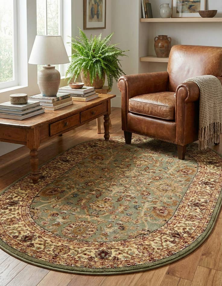Detail image of 4' x 6' Aditi Oval Rug