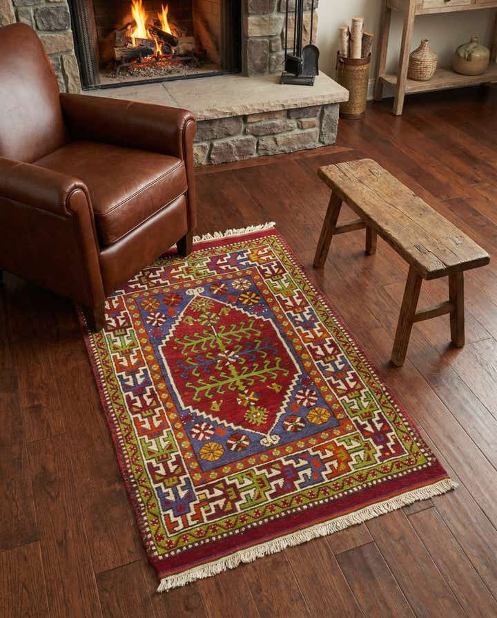 3' x 5' 2 Hand Knotted Anatolian Wool Rug