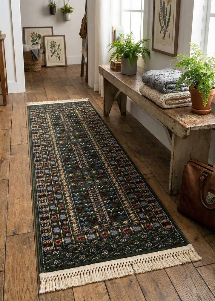 2' x 6' Bokhara Runner Rug