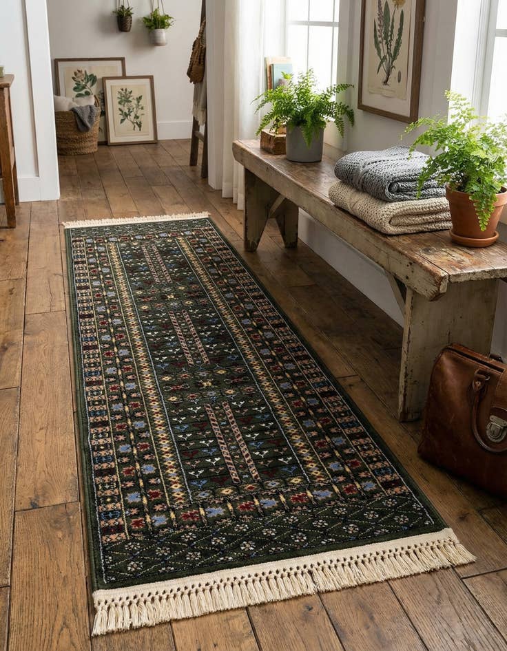 Detail image of 2' x 6' Bokhara Runner Rug