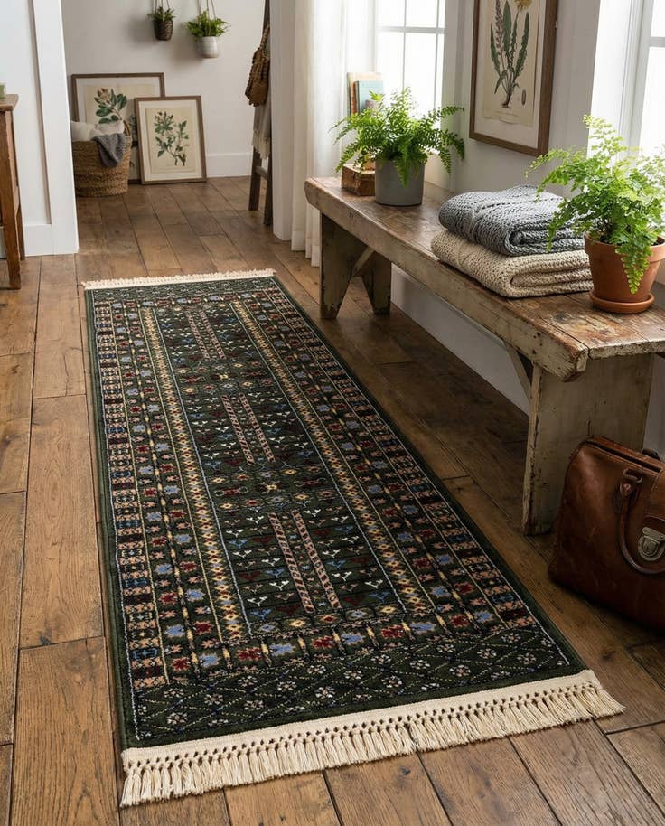 Detail image of 2' x 6' Bokhara Runner Rug