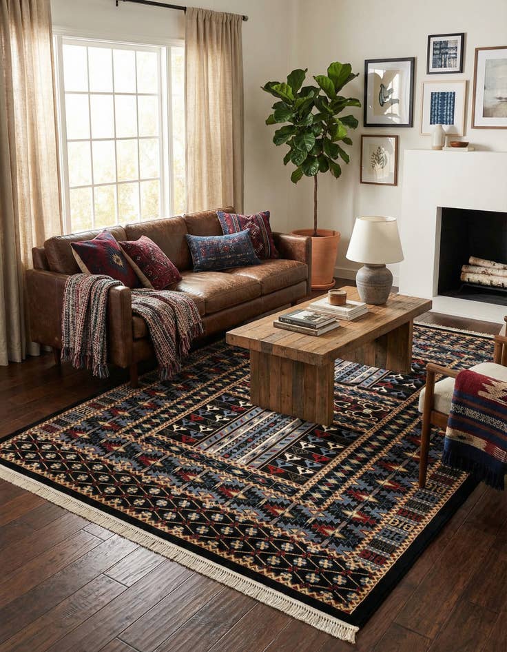 Detail image of 7' x 10' Bokhara Rug