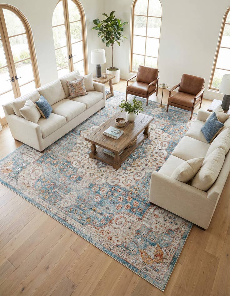 Detail image of 10' 2 x 10' 2 Newport Square Rug