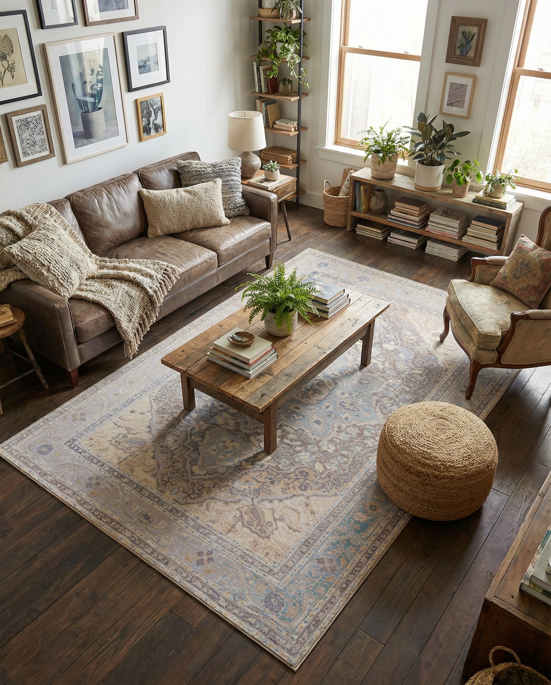 7' 6 x 10' 6 Washable Timeless Rug