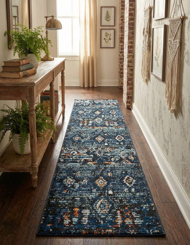 Detail image of 2' 7 x 10' Morocco Runner Rug