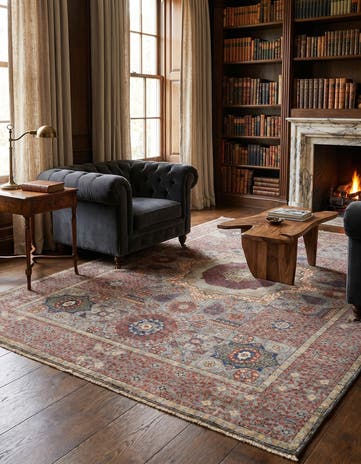 5' 1 x 7' 1 Hand Knotted Mamluk Rug