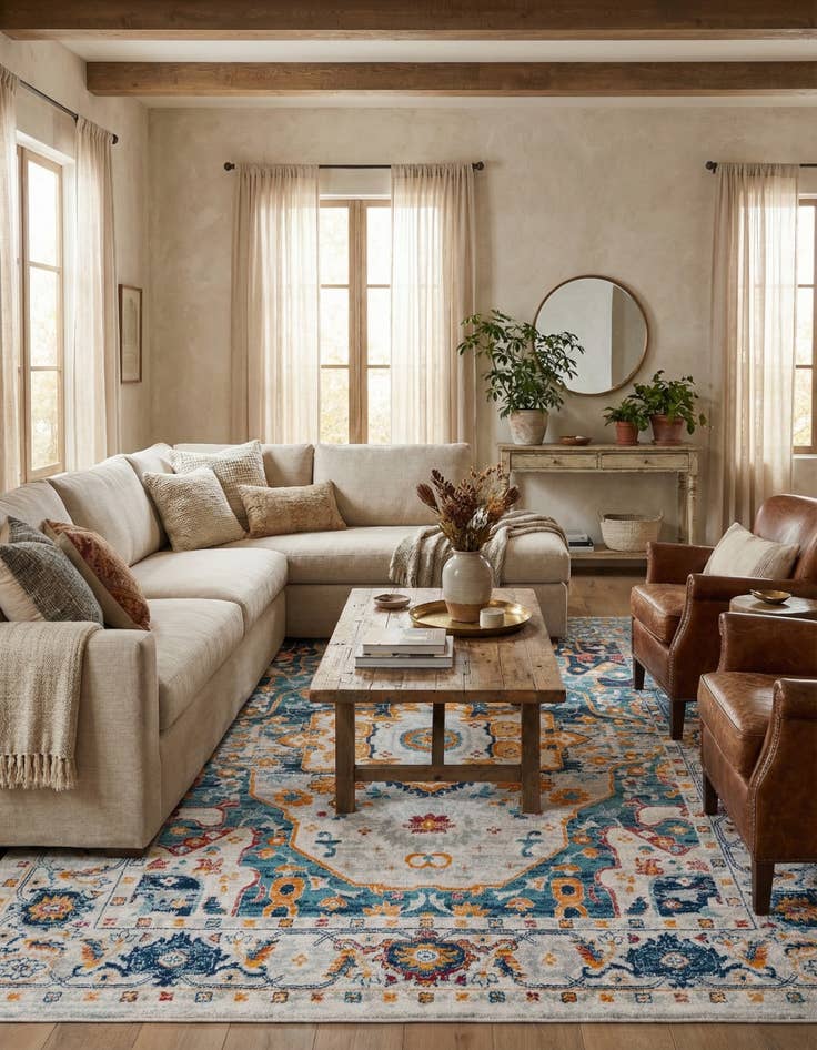 Detail image of 9' x 12' Madeline Vintage Rug