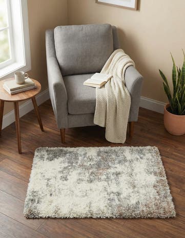 Khaki Soft Touch Shag Rug