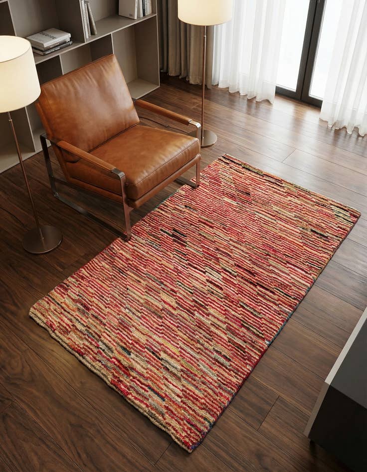 Detail image of 2' 10 x 4' 4 Hand Knotted Modern Ziegler Rug