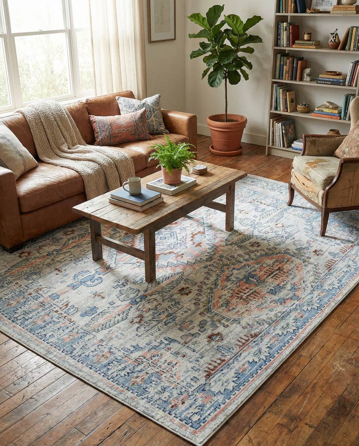 Detail image of 7' 10 x 10' Kamala Washable Rug