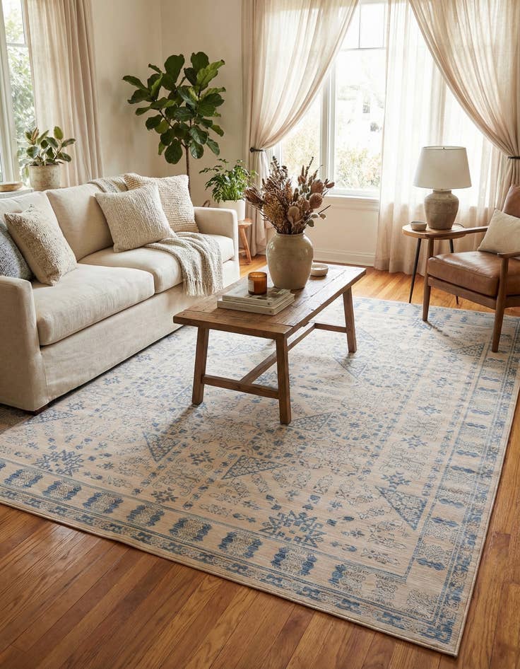 Detail image of 8' x 8' Victoria Square Rug