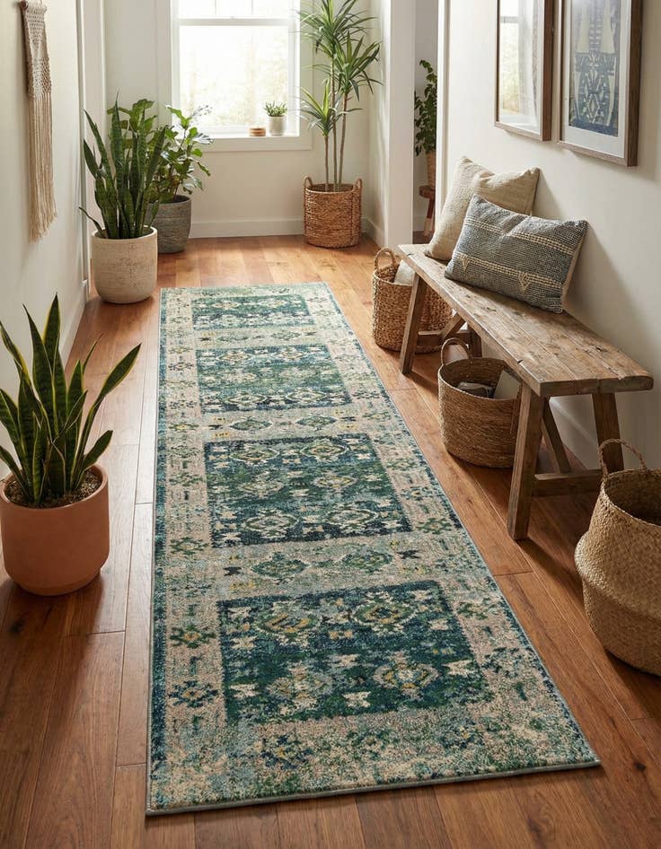 Detail image of 2' 7 x 10'  Washable Alta Runner Rug