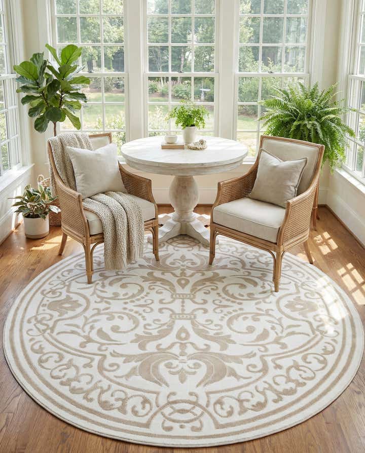 6' x 6' Hermitage Round Rug