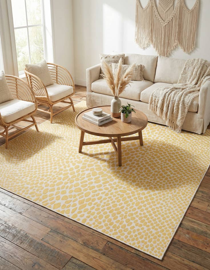 Detail image of 7' 10 x 7' 10  Washable Jill Zarin Cape Town Indoor / Outdoor Square Rug