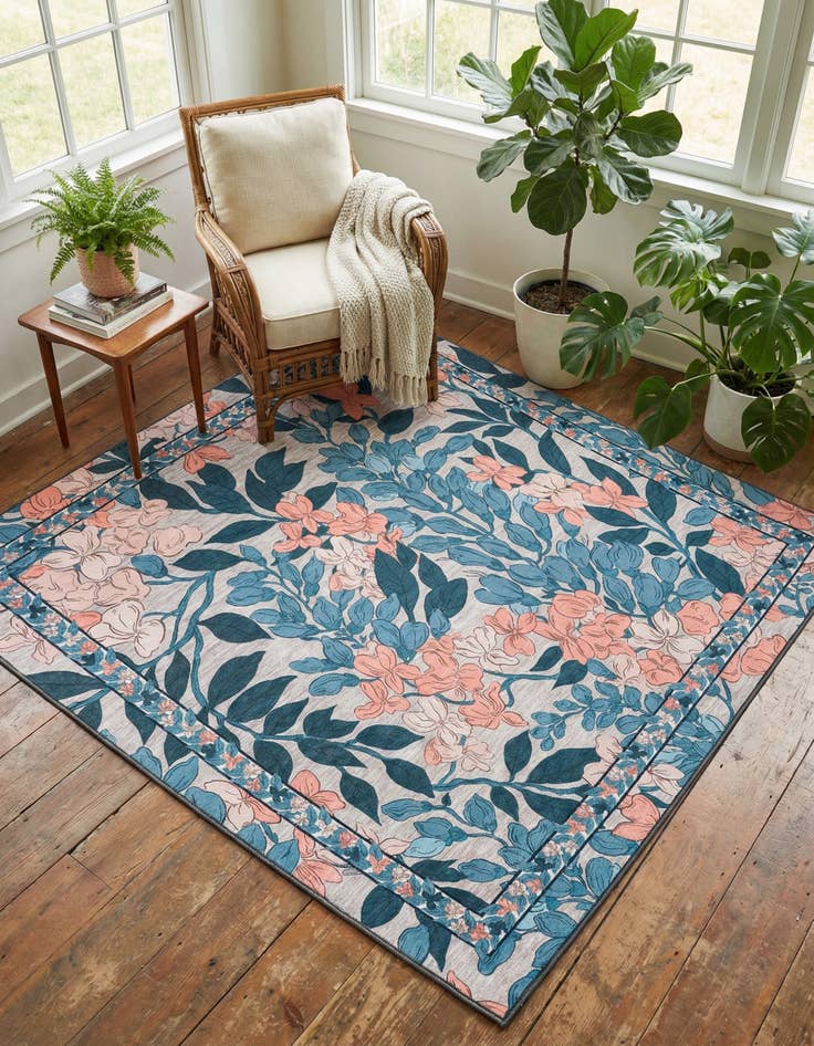 Detail image of 7' 10 x 7' 10 Yara Square Rug