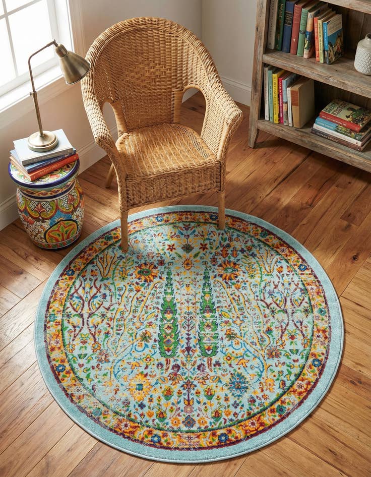 Detail image of 3' 3 x 3' 3 Calypso Round Rug