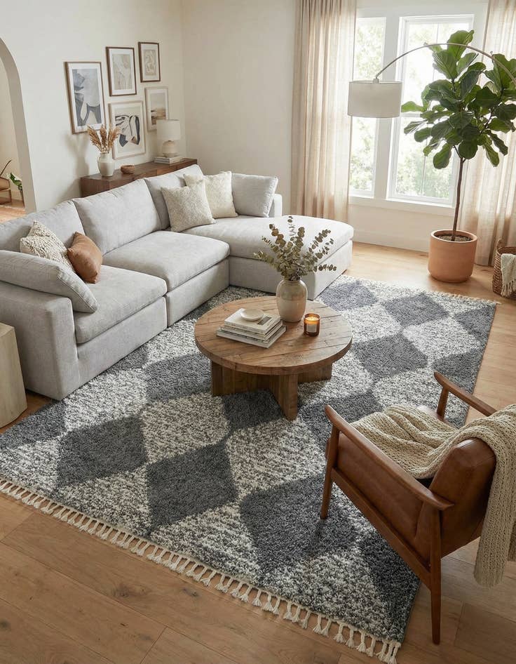 Detail image of 10' x 14' Serenity Shag Rug