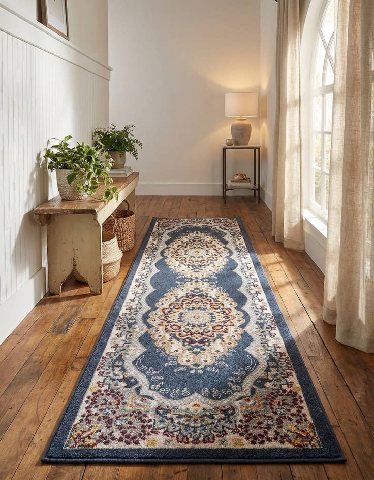 Detail image of 2' x 6' Kamala Washable Runner Rug