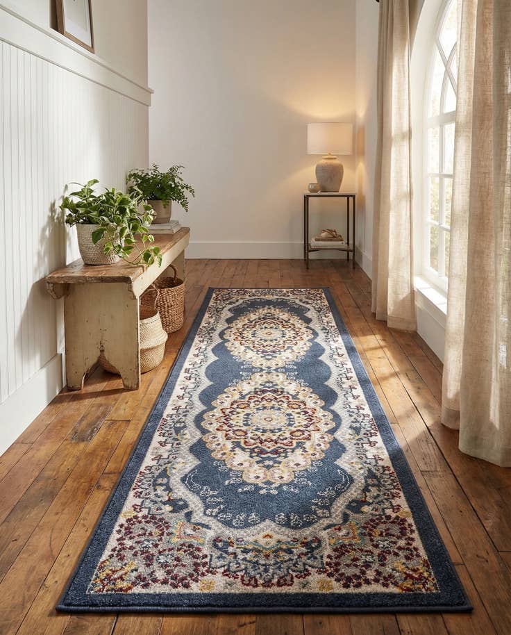 Detail image of 2' x 6' Kamala Washable Runner Rug