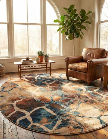 7' 10 x 10' Gossamer Oval Rug