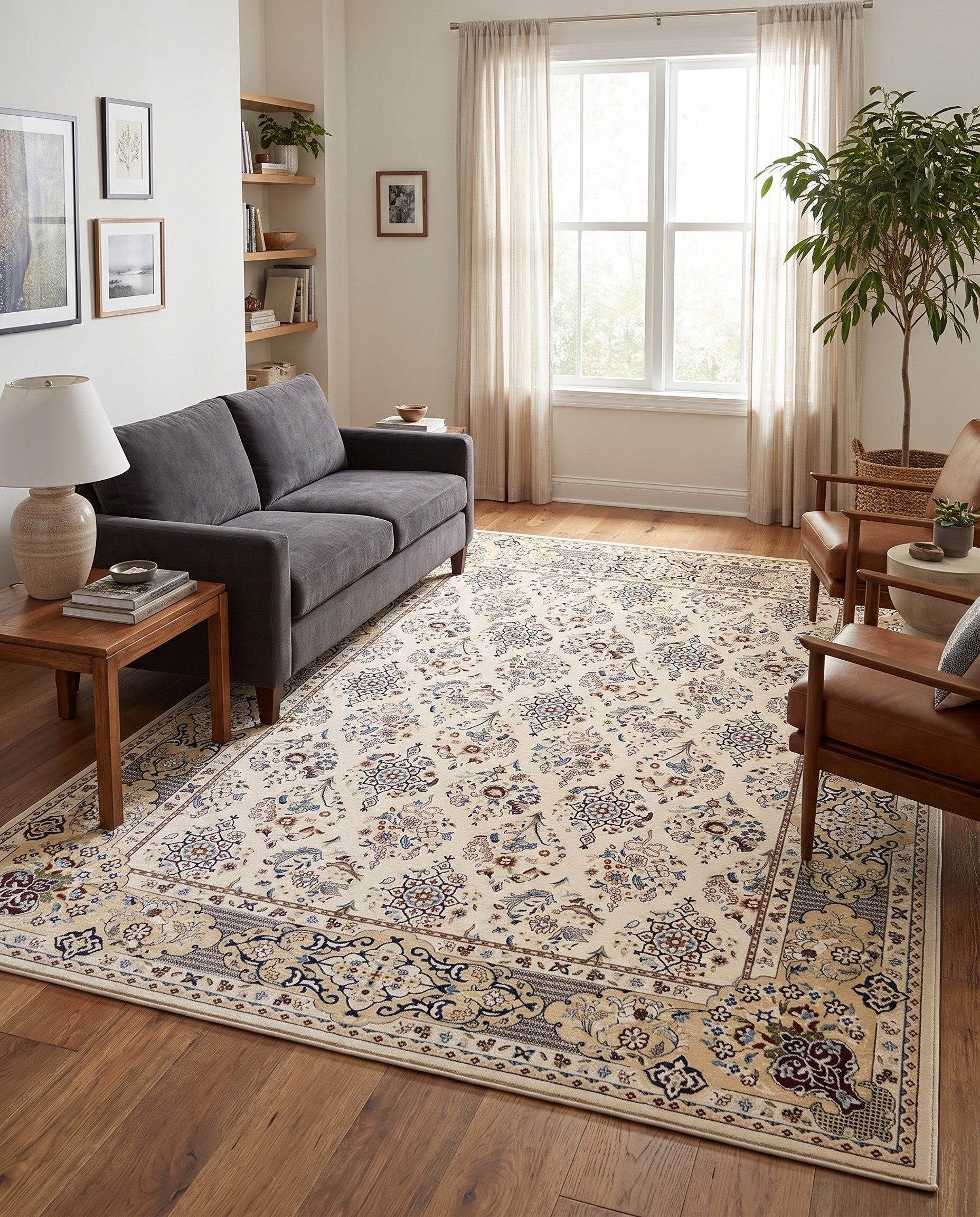 7' 10 x 10' Nain Design Rug