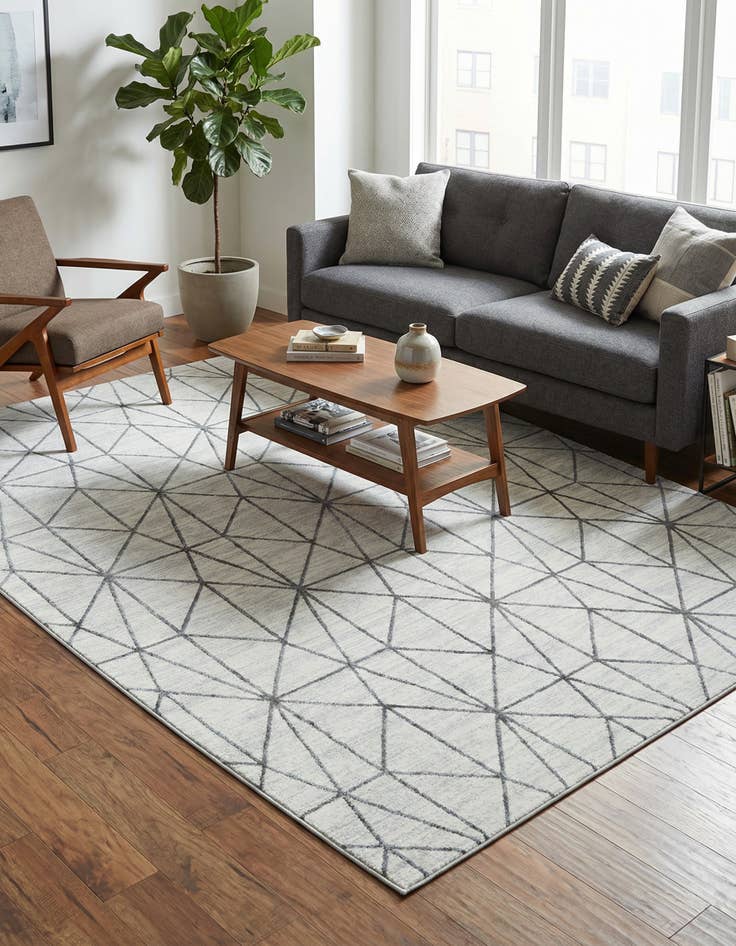 Detail image of 7' x 10' Lattice Trellis Rug