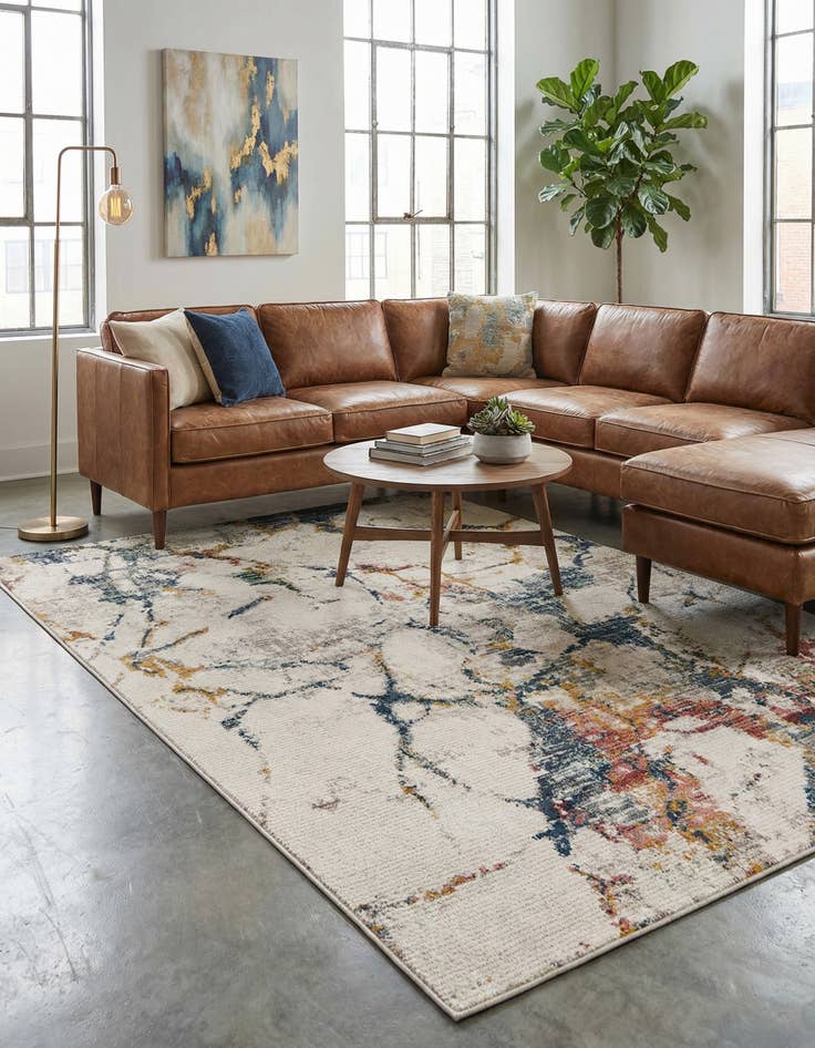 Detail image of 6' x 9' 2 Gemstone Rug