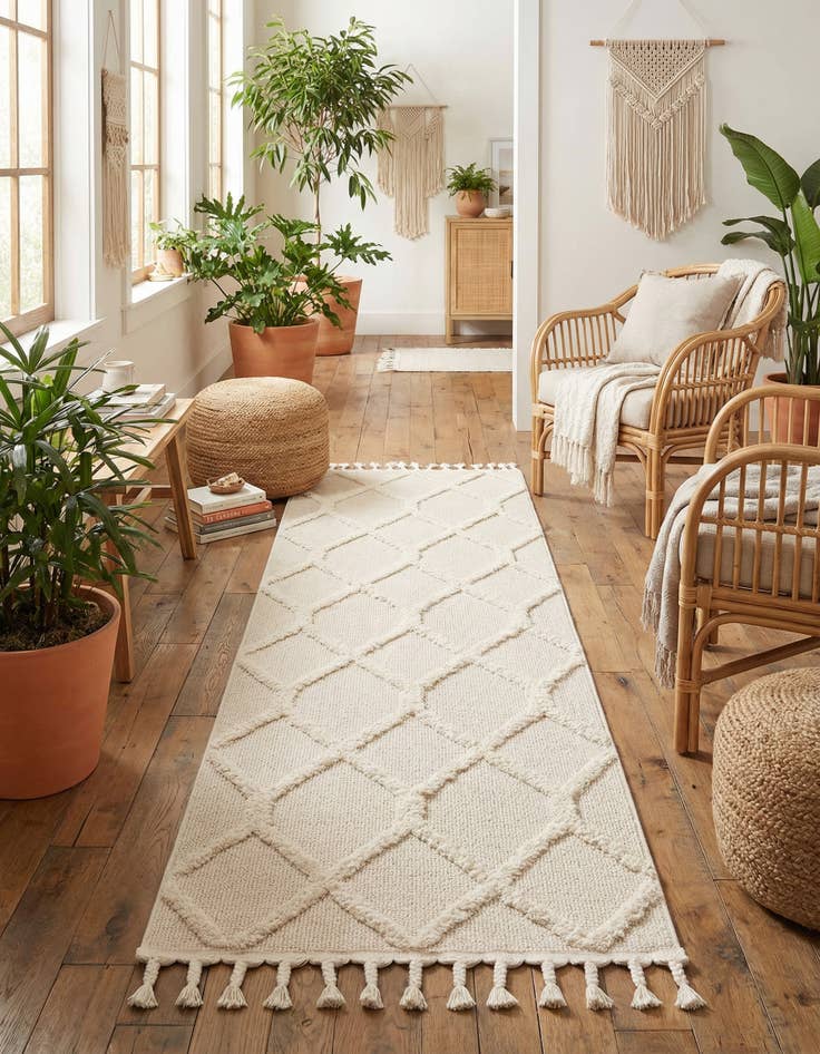 Detail image of 2' x 6' Boho Runner Rug