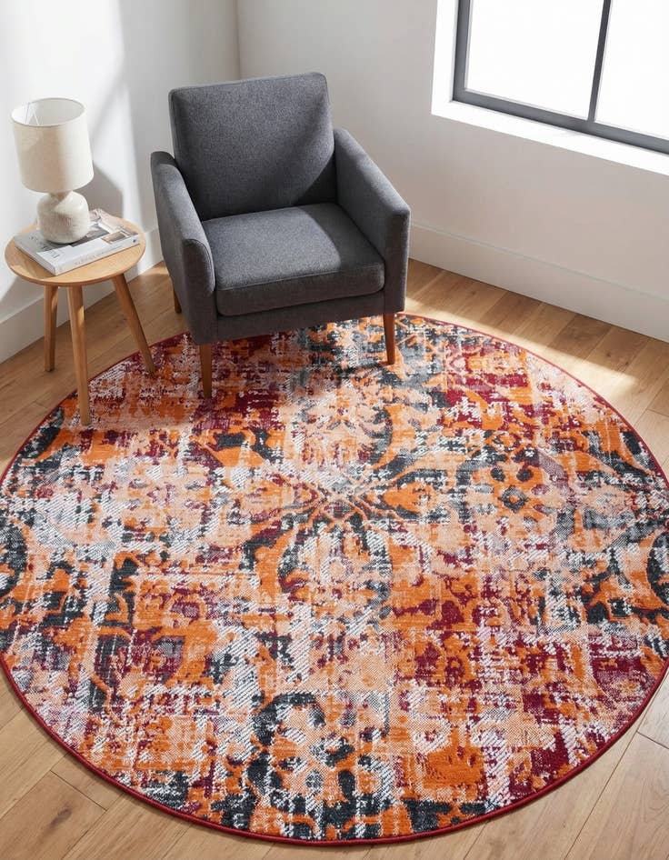 Detail image of 5' 3 x 5' 3 Lucerne Round Rug