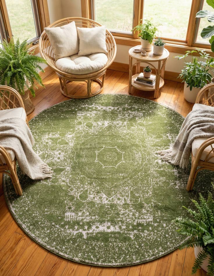 Detail image of 7' 10 x 7' 10 Dover Round Rug
