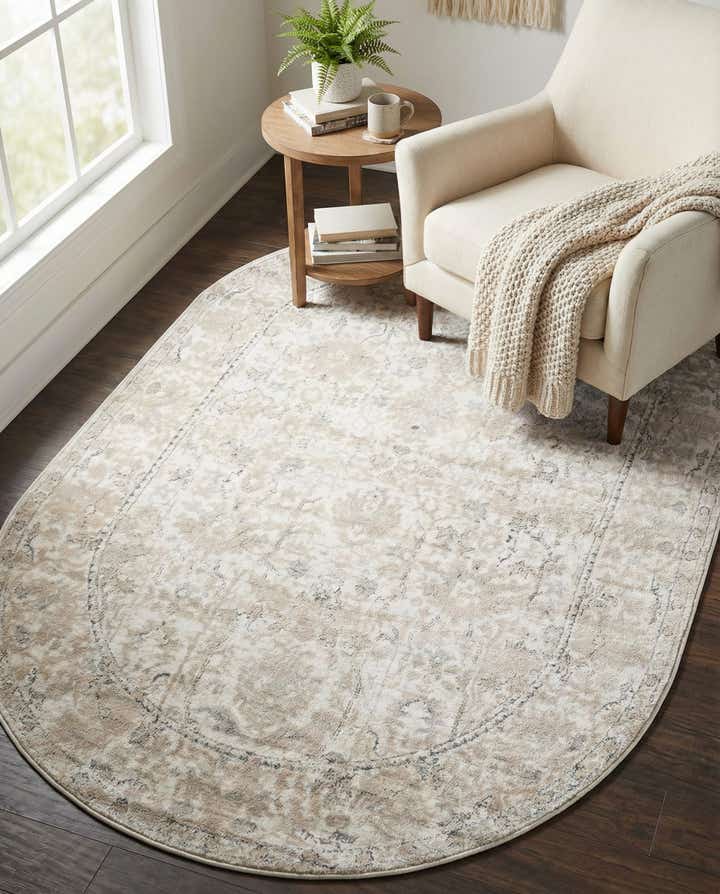 5' 3 x 8' Oregon Oval Rug