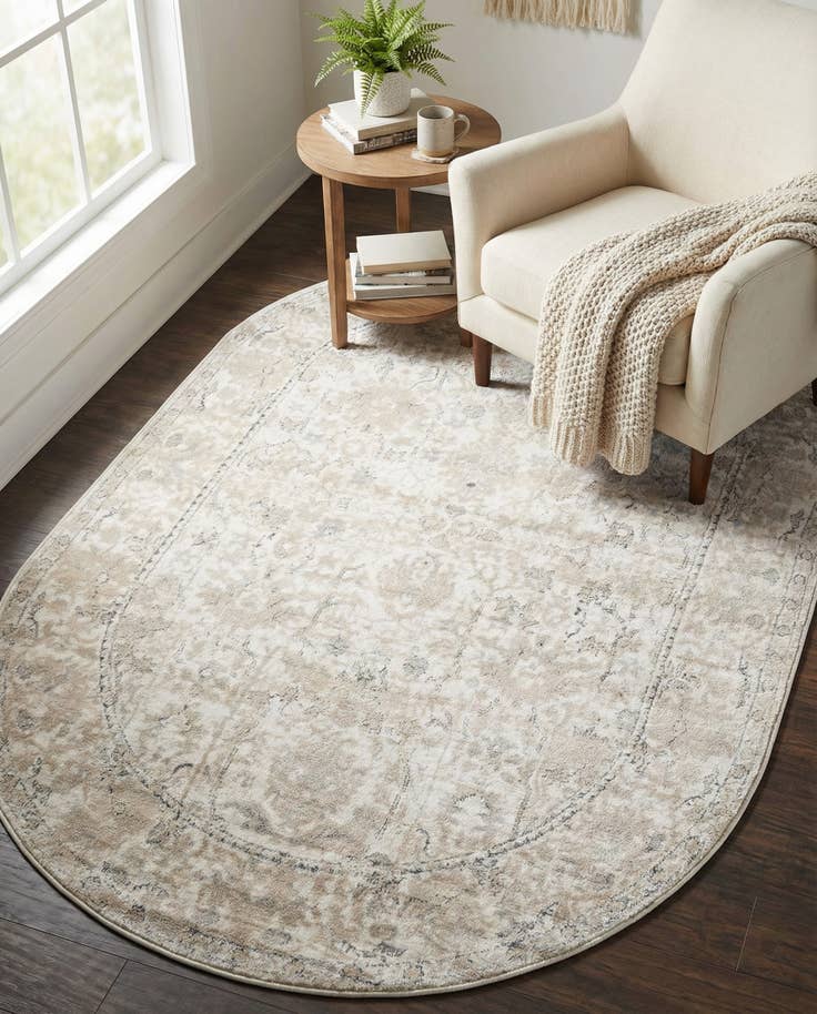 Detail image of 5' 3 x 8' Oregon Oval Rug