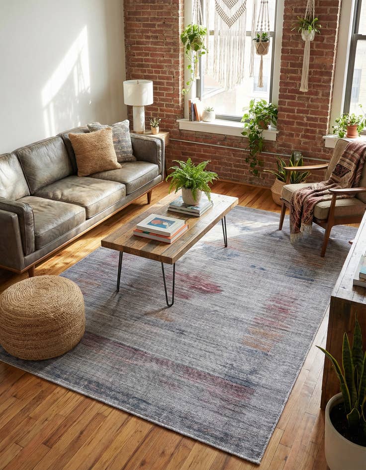 Detail image of 5' 3 x 8' Washable Sisu Rug