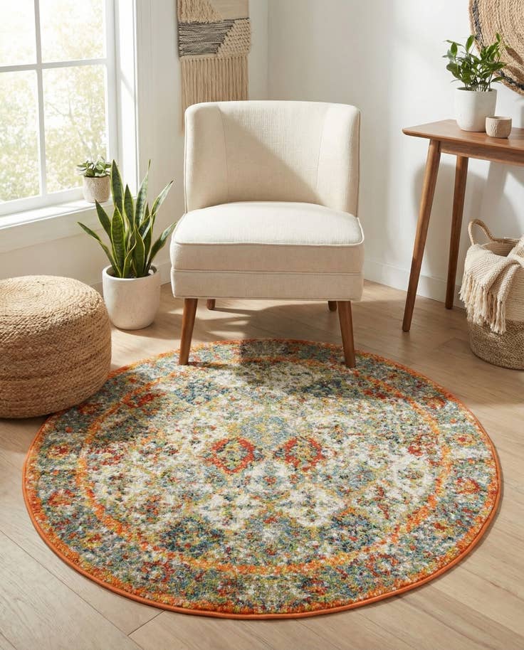 Detail image of 3' 3 x 3' 3 Veneto Round Rug