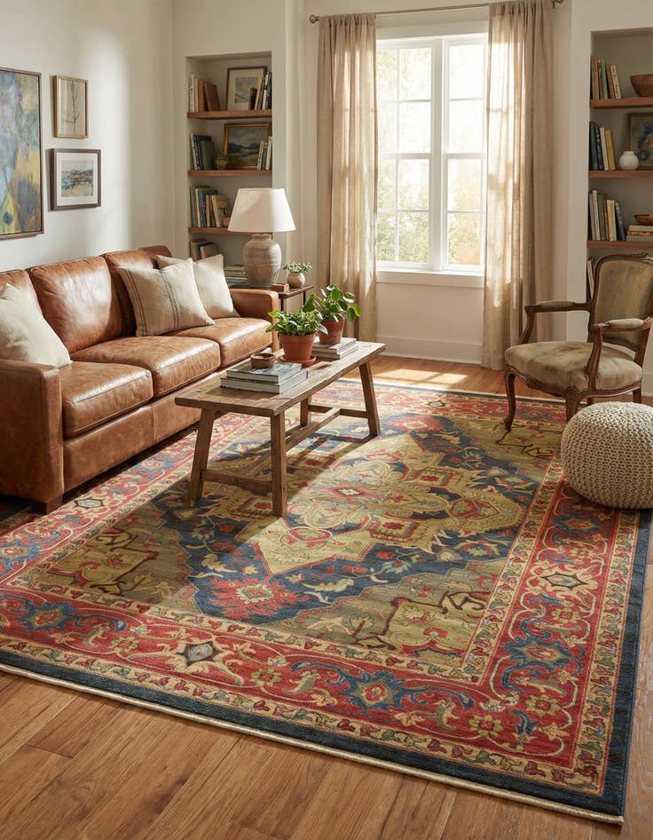 Detail image of 9' x 12' Serapi Rug