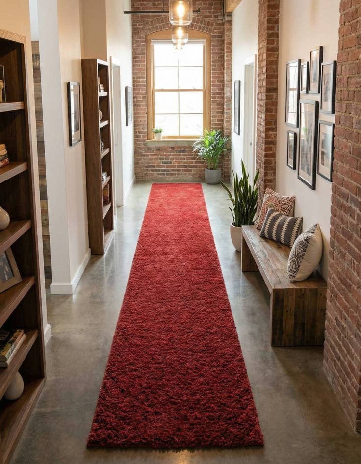 Detail image of 2' 6 x 19' 8 Everyday Shag Runner Rug