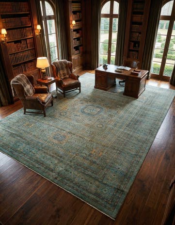 12' x 15' 10 Hand Knotted Mamluk Ziegler Oriental Rug