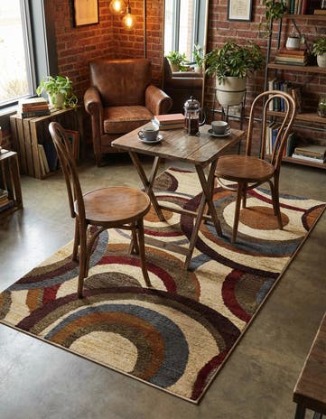 3' x 5' 3 Cafe Rug