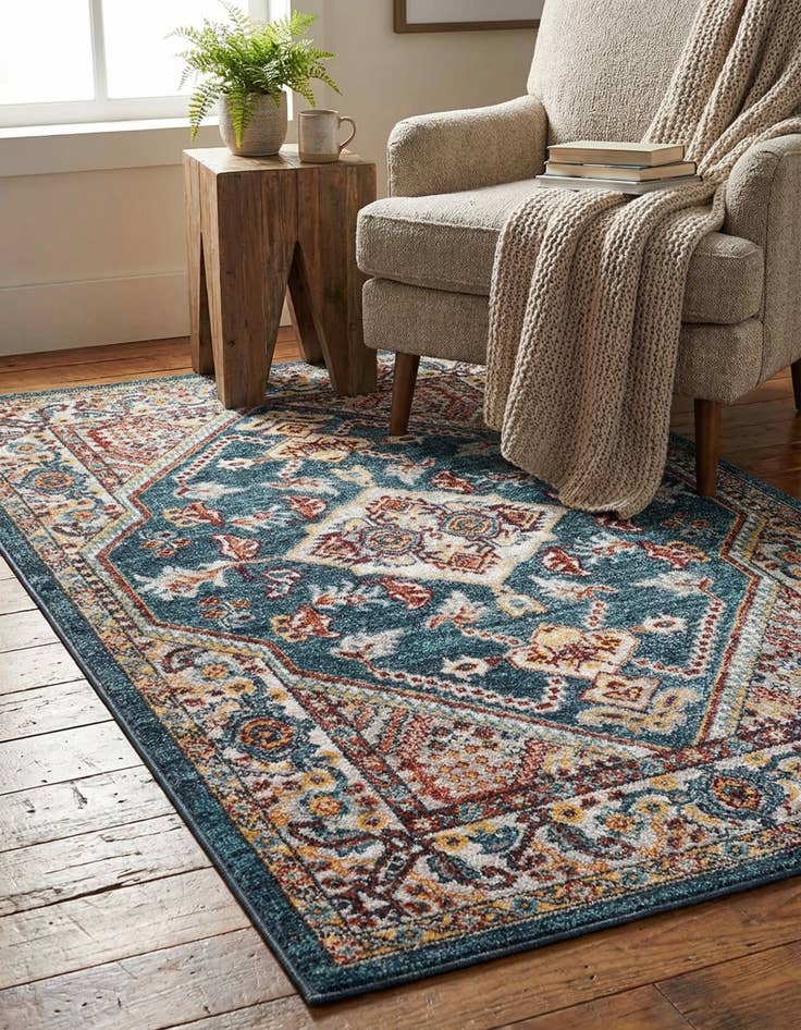 Detail image of 3' 3 x 5' 3 Kamala Washable Rug